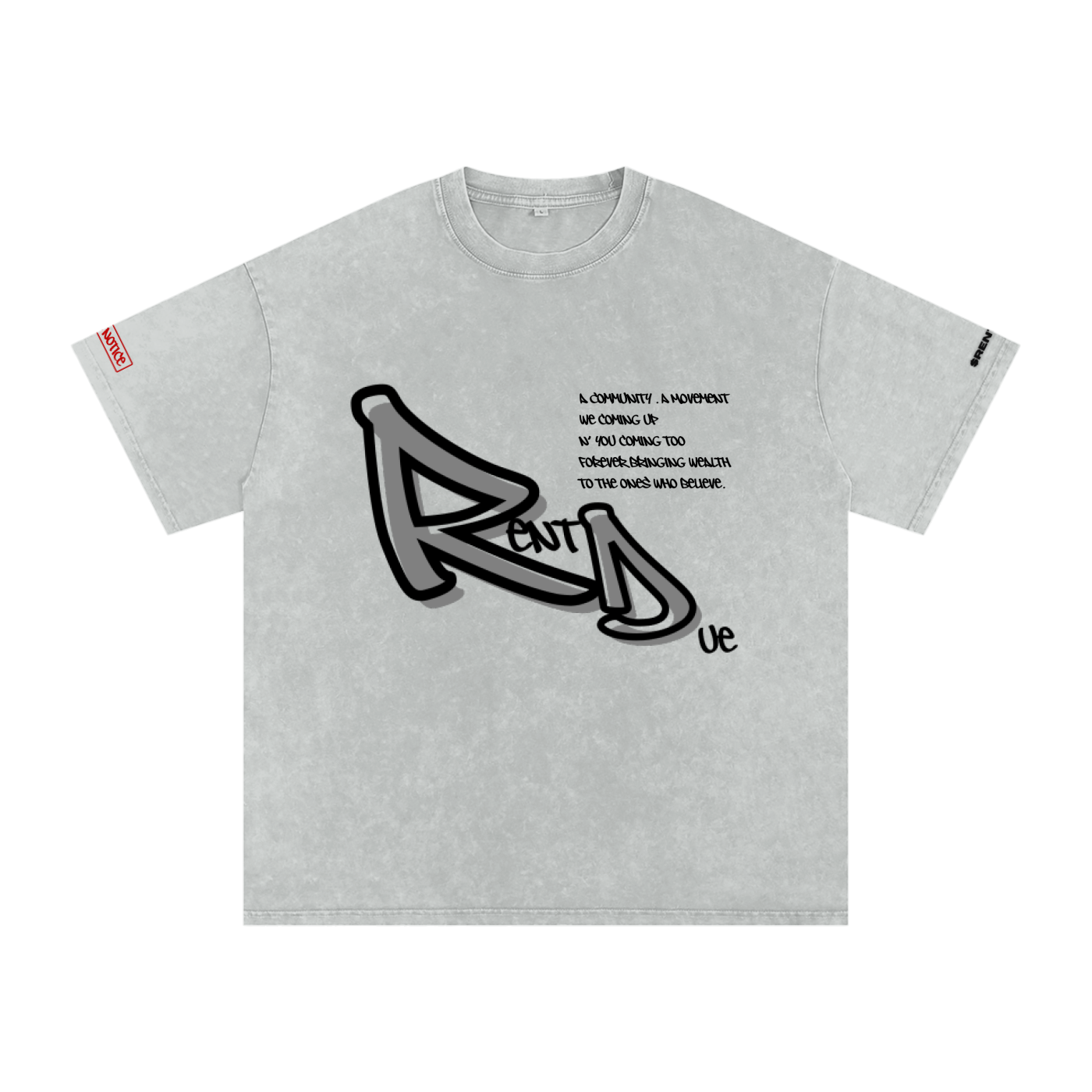 THE MISSION" OVERSIZED TEE